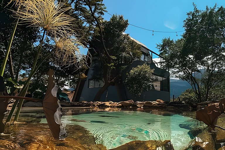 Cabana Zé da Lapinha com fervedouro Jalapinha