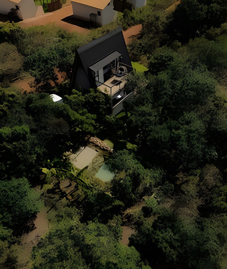 Cabana Zé da Lapinha com fervedouro Jalapinha